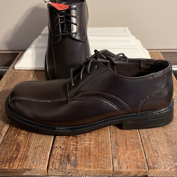 Boys dress Shoes Deer Stags  in dark brown - Picture 3 of 5